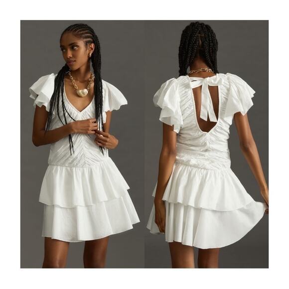 Anthropologie Dresses & Skirts - Anthropologie Love The Label Ruffled Mini Dress